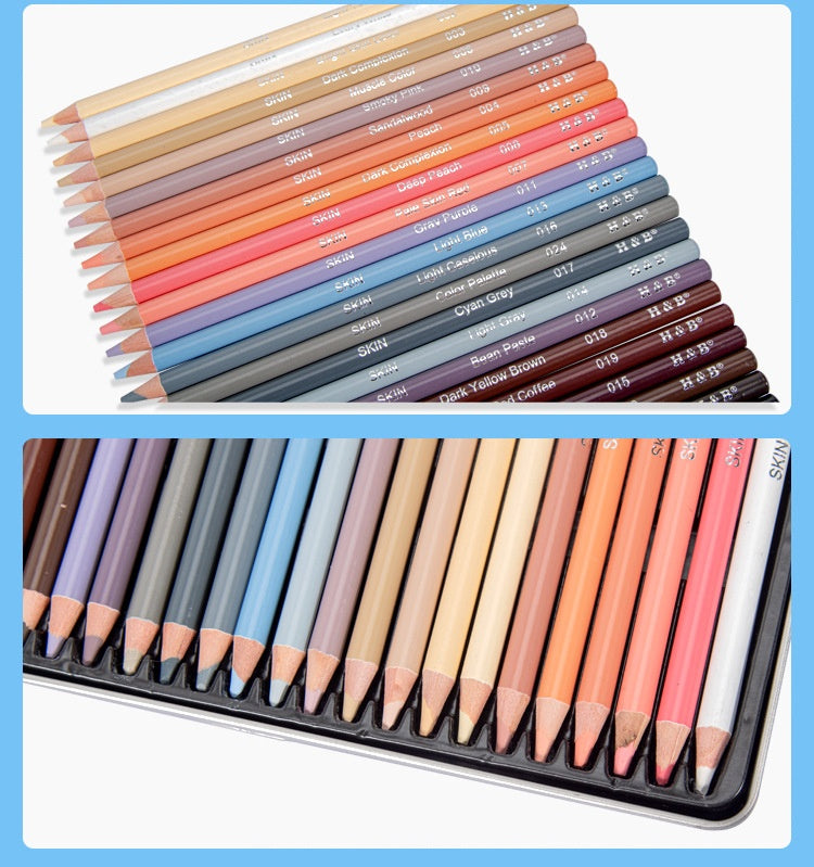 Skin Tone Colored Pencils (24)
