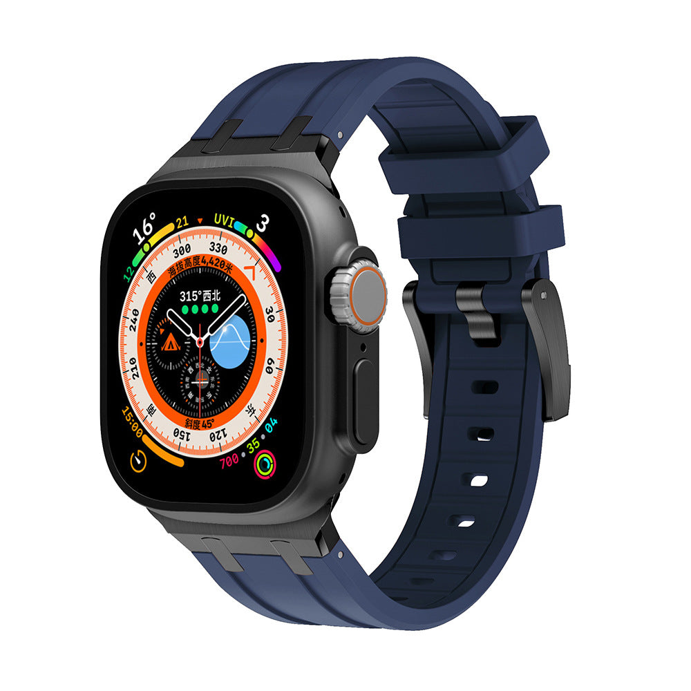 Two-Tone Silicone Smartwatch Band