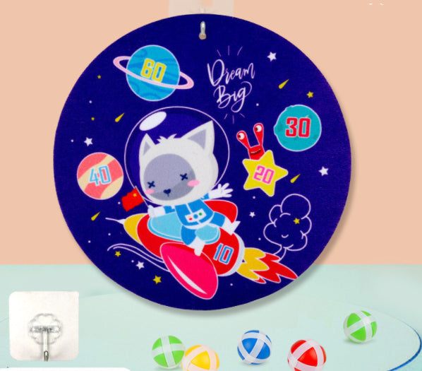 Kids' Sticky Ball Dart Board