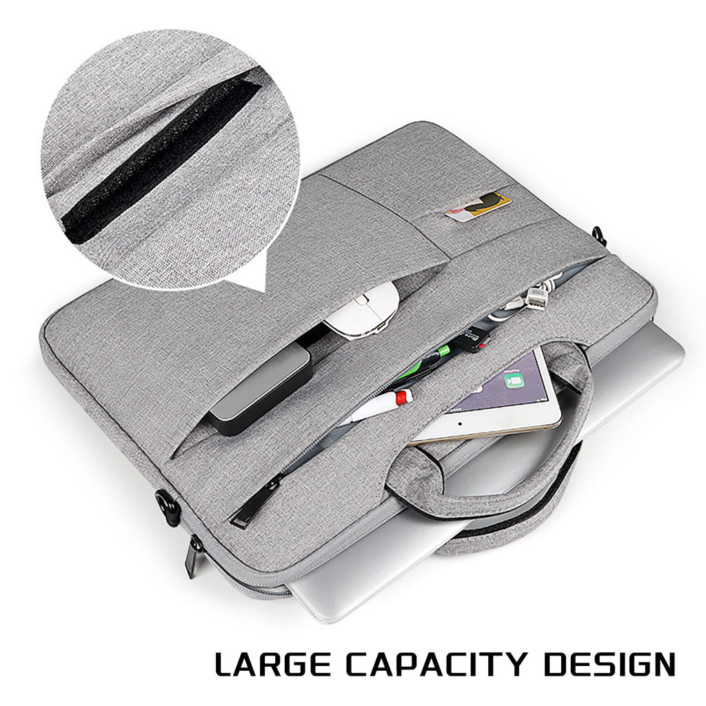 Slim Laptop Briefcase with Shoulder Strap