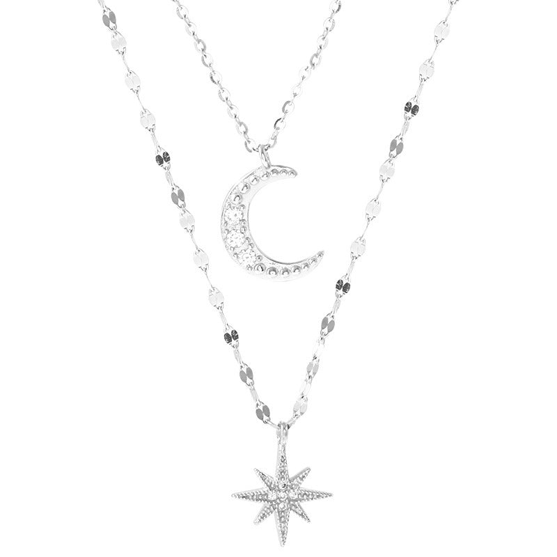 Astral Moon Layered Necklace