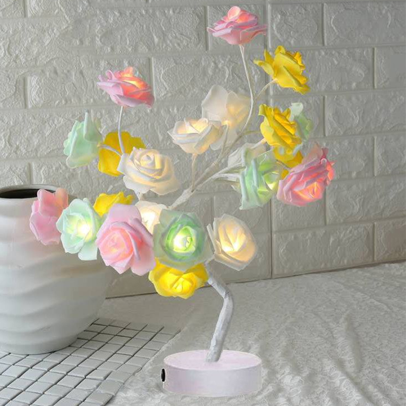Rose Bonsai Tree Lamp