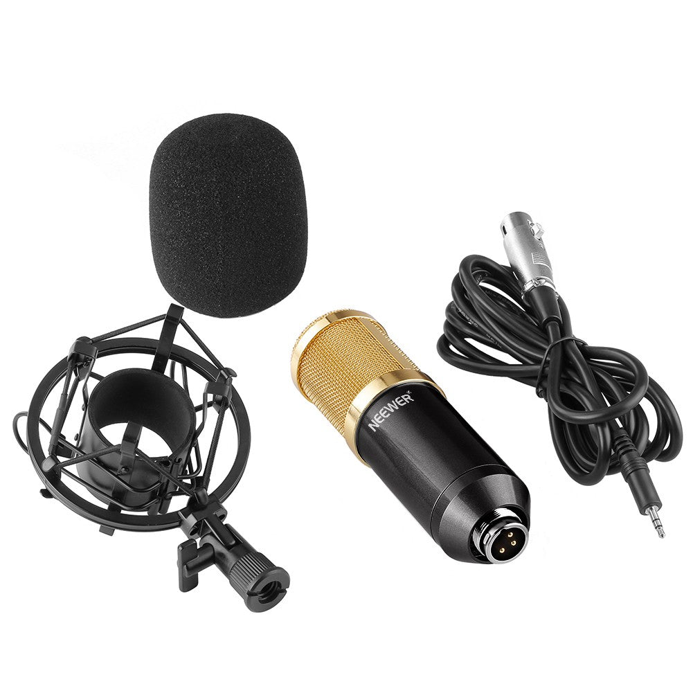 Studio Condenser Microphone Kit with Shock Mount