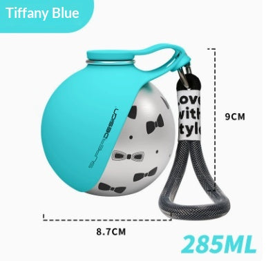 Portable Dog Water Bottle with Bag Dispenser