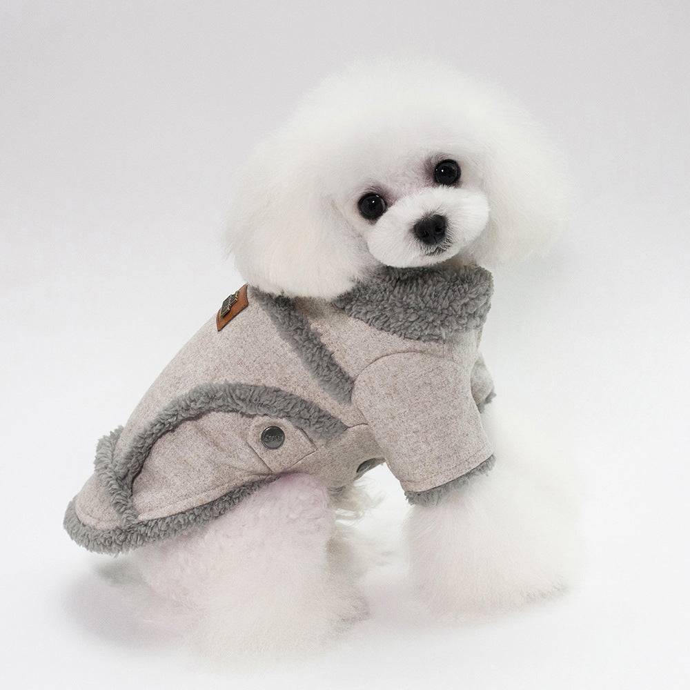 Warm Velvet Dog Coat