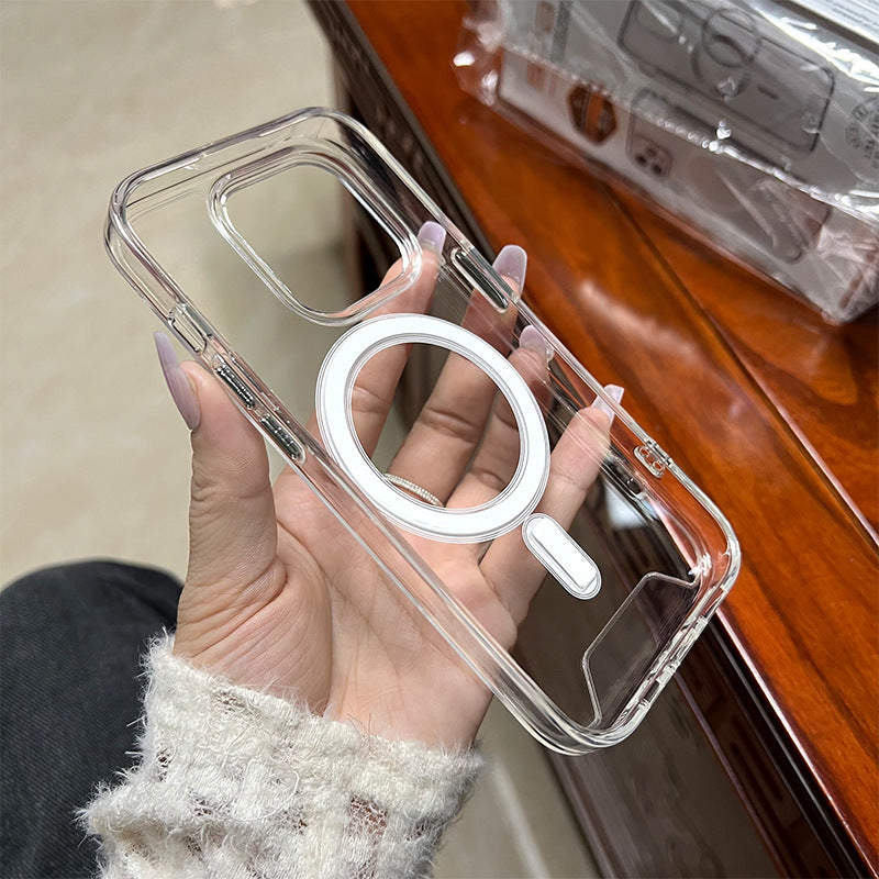 Clear Magnetic Acrylic iPhone Case