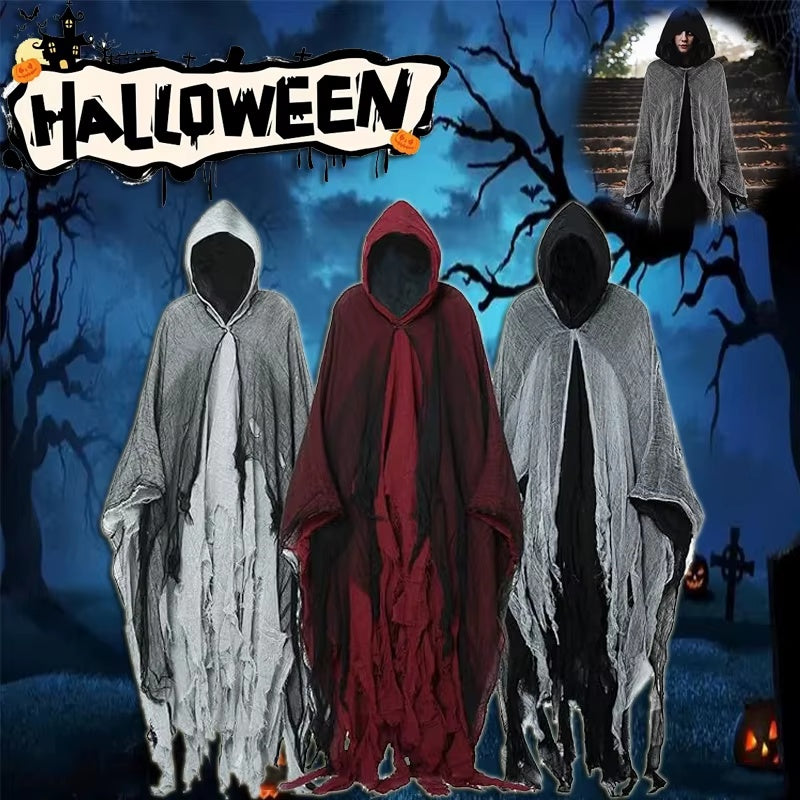 Tattered Ghost Hooded Cape