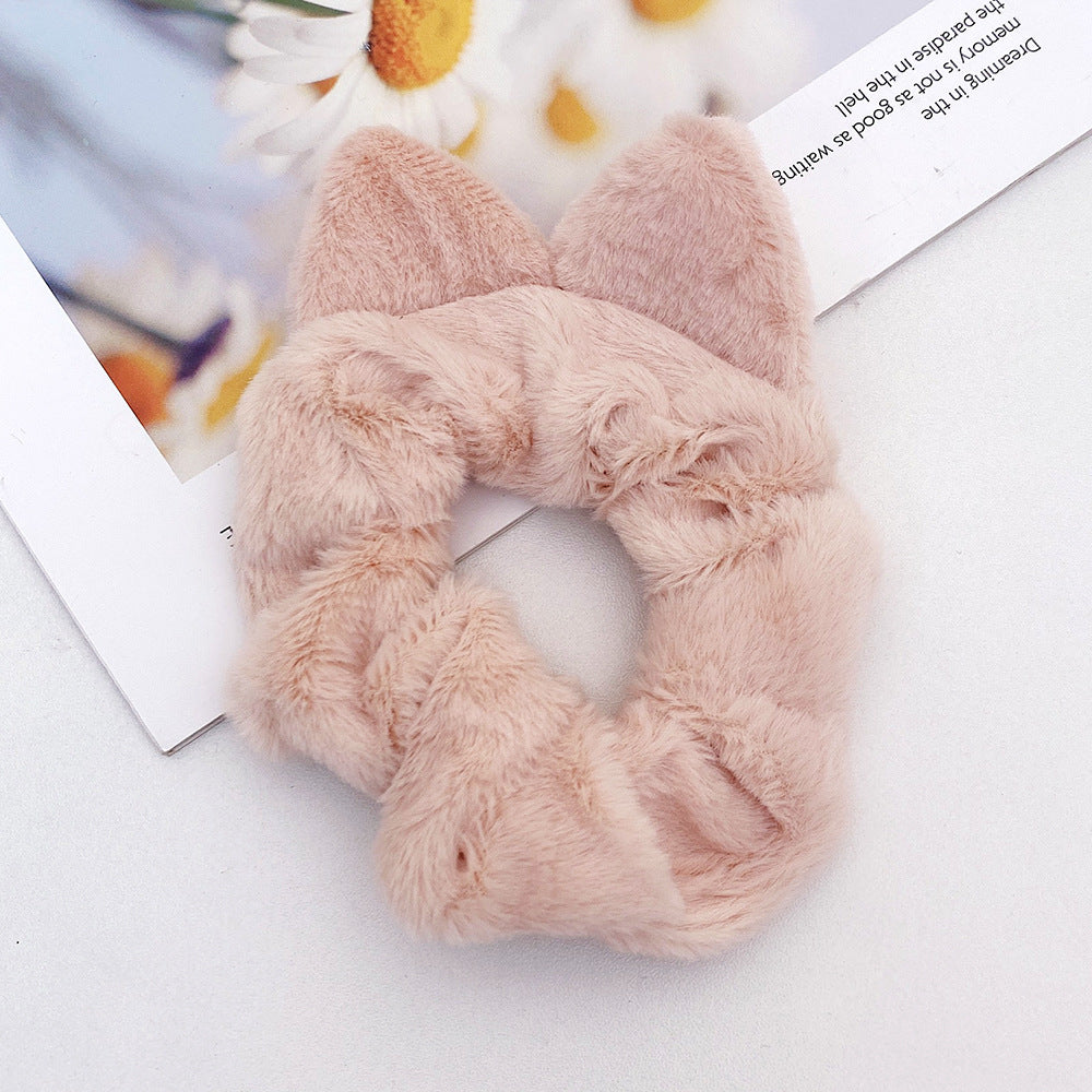 Cat Ear Plush Scrunchie