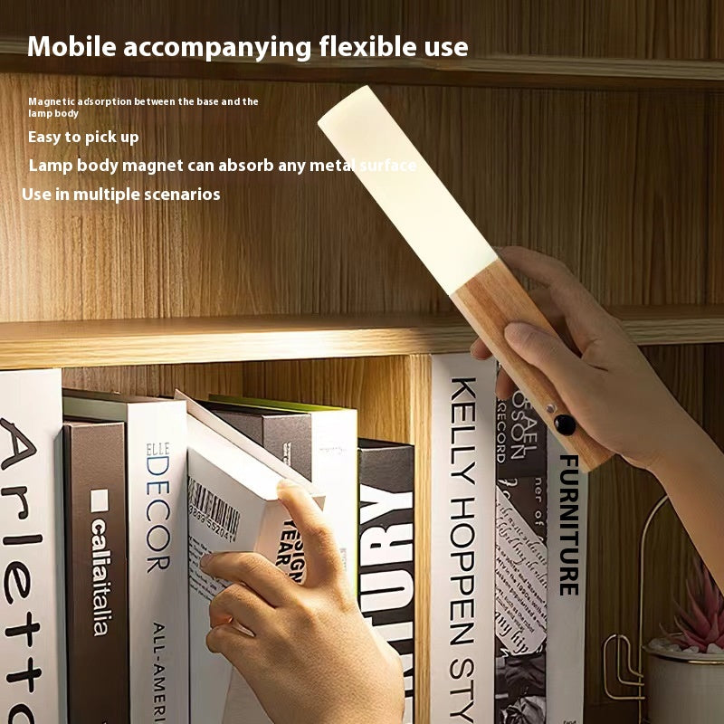 Motion Sensor Wood Grain Light
