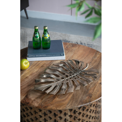 Gold Monstera Leaf Wall Decor