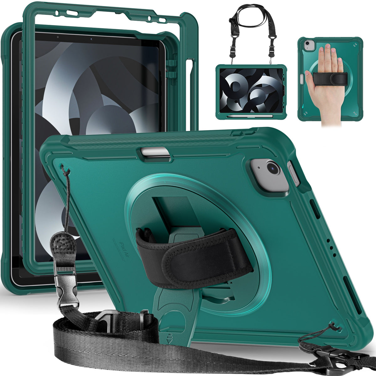 iPad mini 6 Rotating Case with Strap