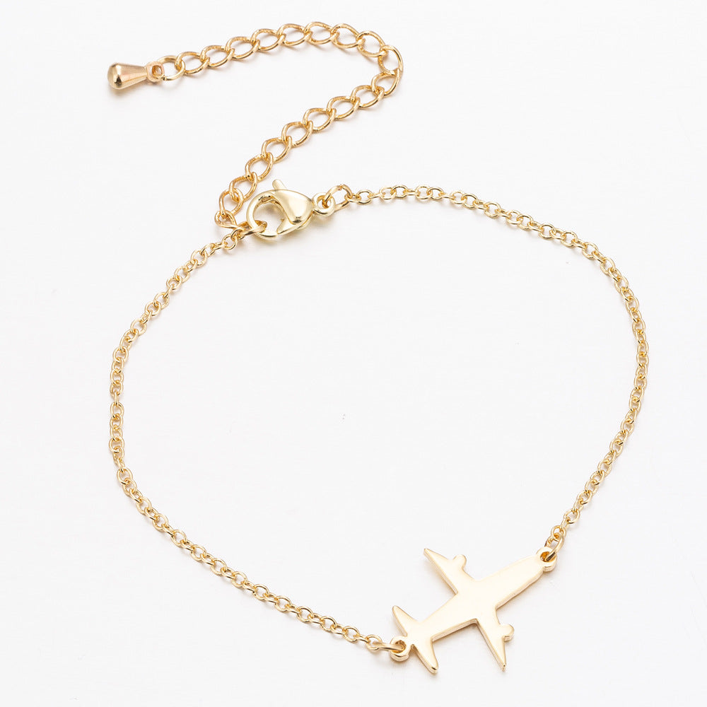 Airplane Charm Bracelet