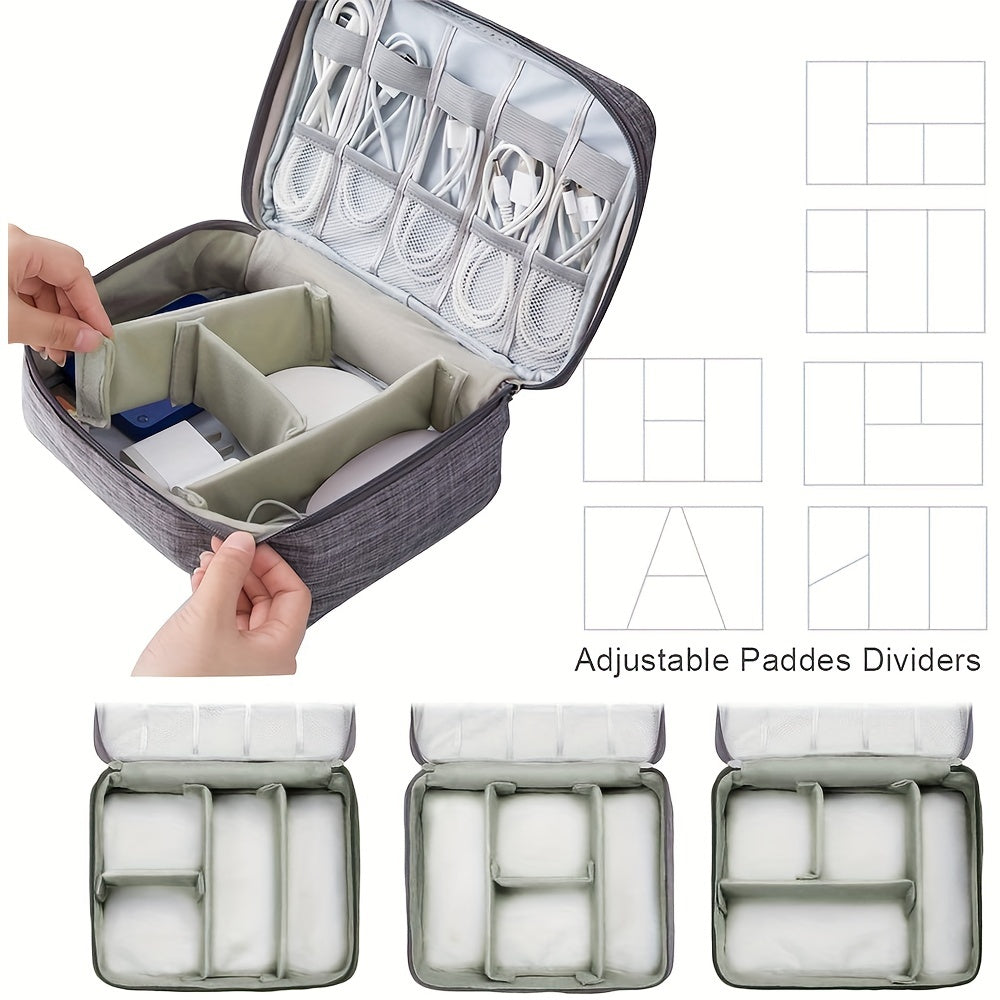 Travel Electronics Organizer Bag