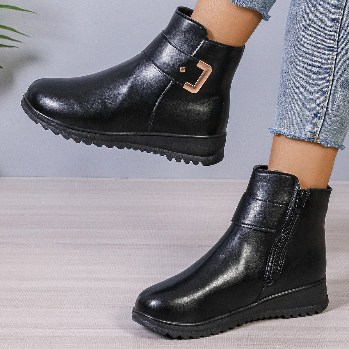 Women's Fleece-Lined Ankle Boots
