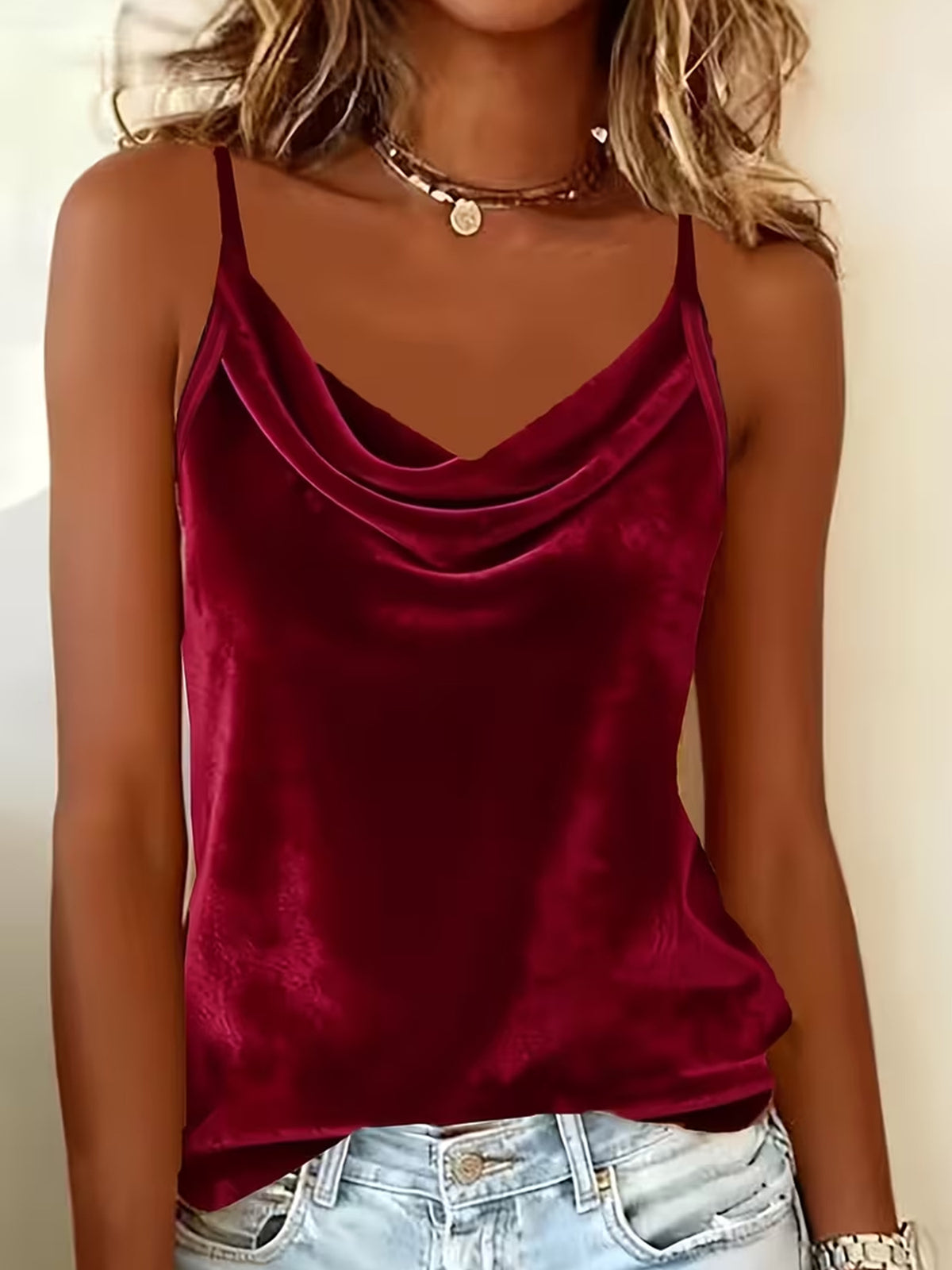Women's Velour Cami Tank