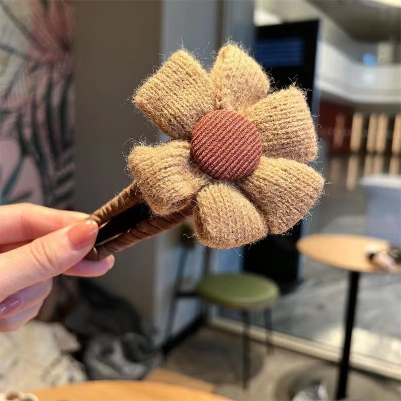 Large Fabric Flower Hair Clip