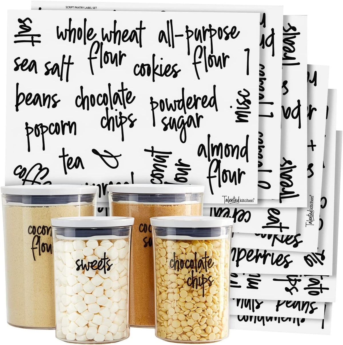 Pantry Label Stickers (158 pcs)