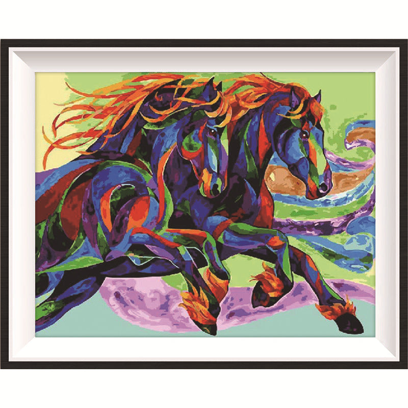 Two Horses Diamond Painting Kit