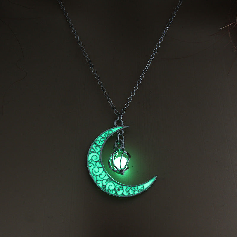 Glow-in-the-Dark Pendant Necklace