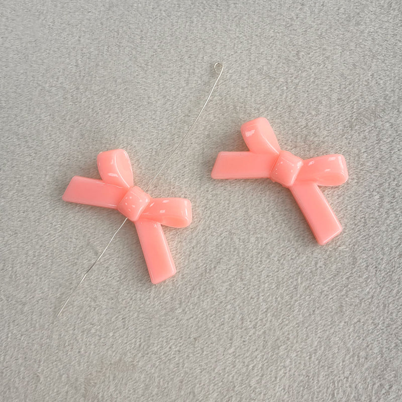 Acrylic Bow Spacer Beads