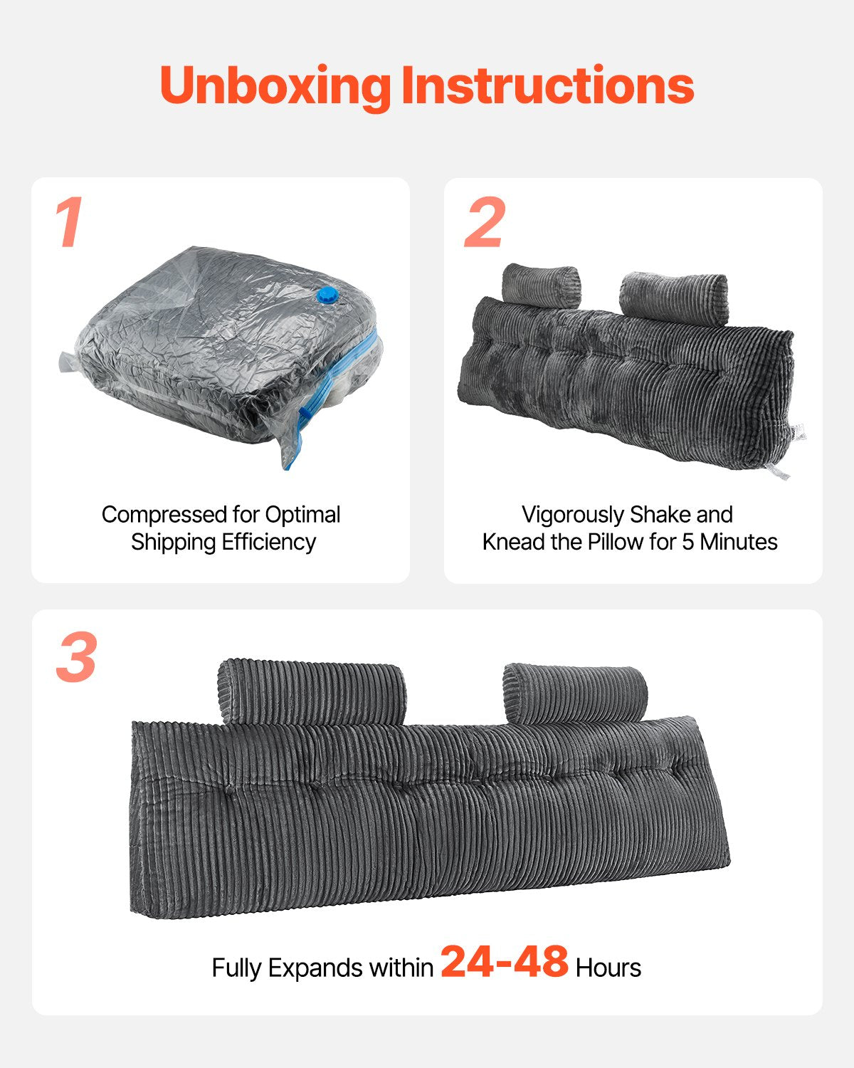 King Headboard Wedge Pillow