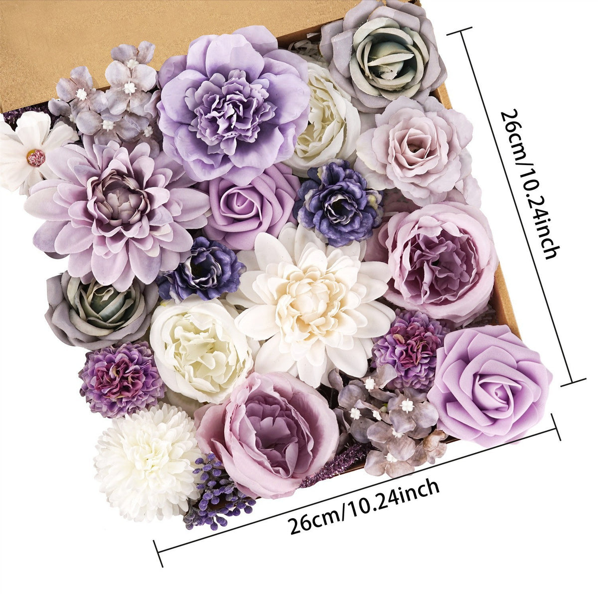 Boxed Silk Flower Bouquet