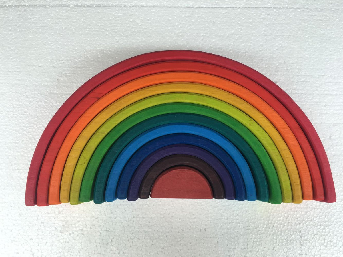 Wooden Rainbow Stacker