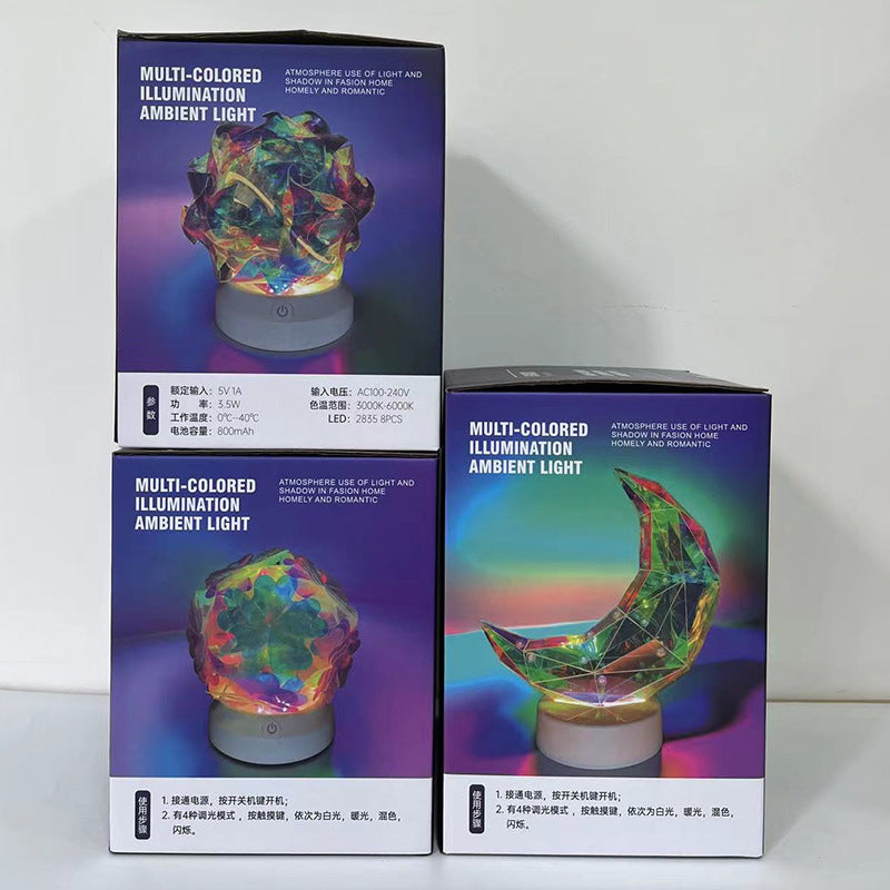Northern Lights Color-Changing Night Lamp