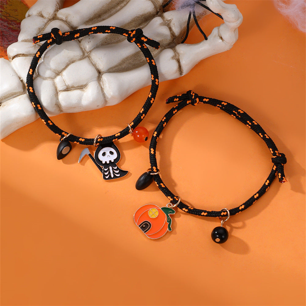 Halloween Couple Magnetic Bracelets