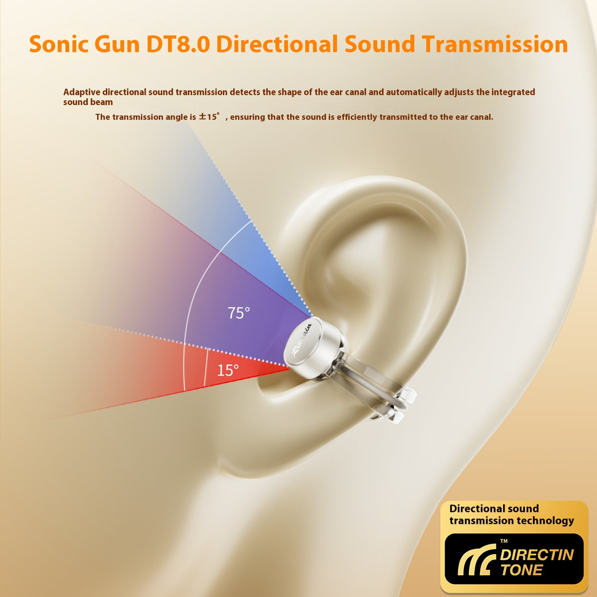 Clip-On Open-Ear Sports Headphones