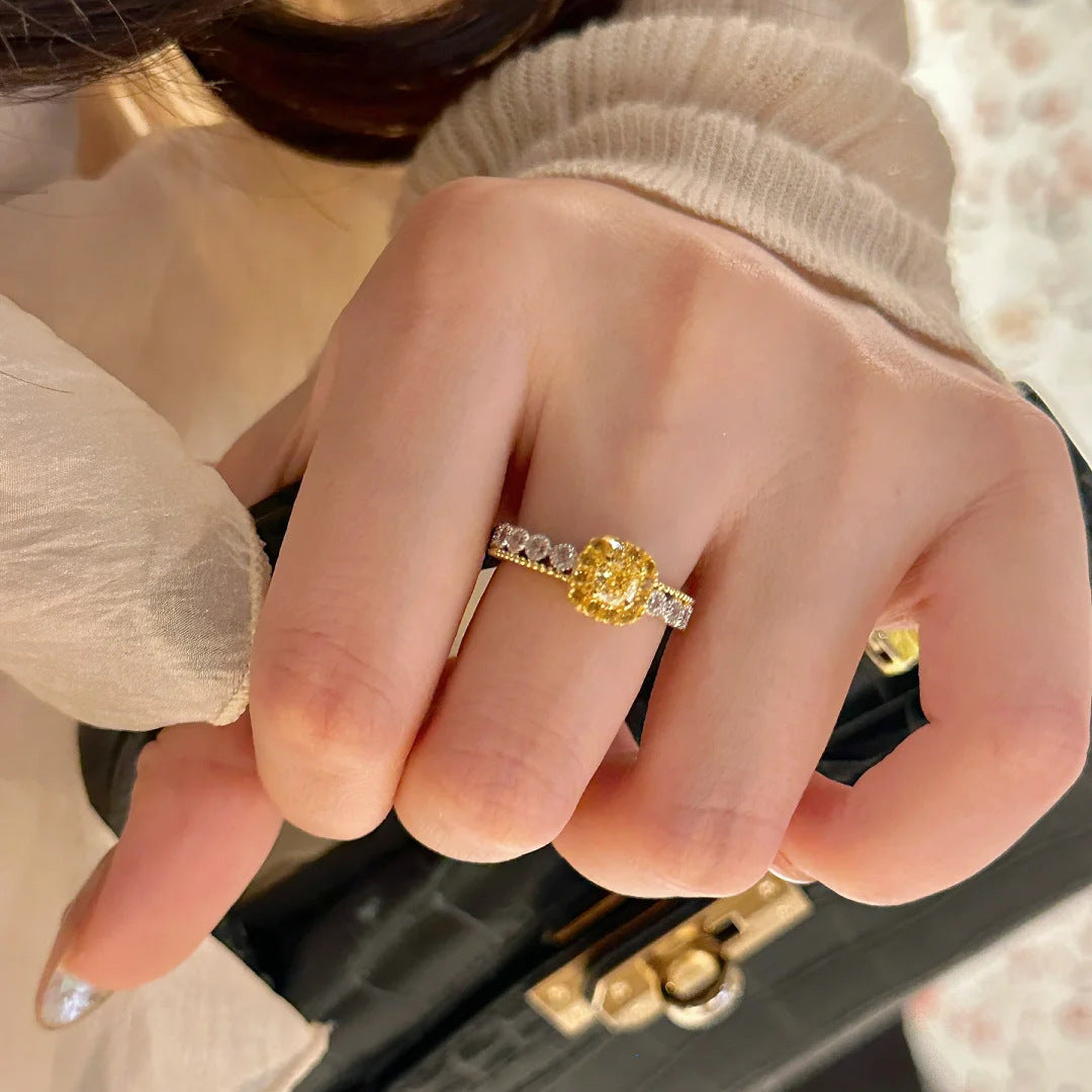 Sugar Cube Crystal Ring