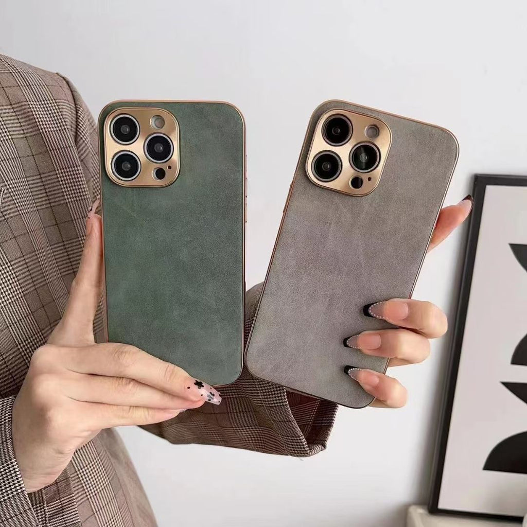 Leather-Texture iPhone Case