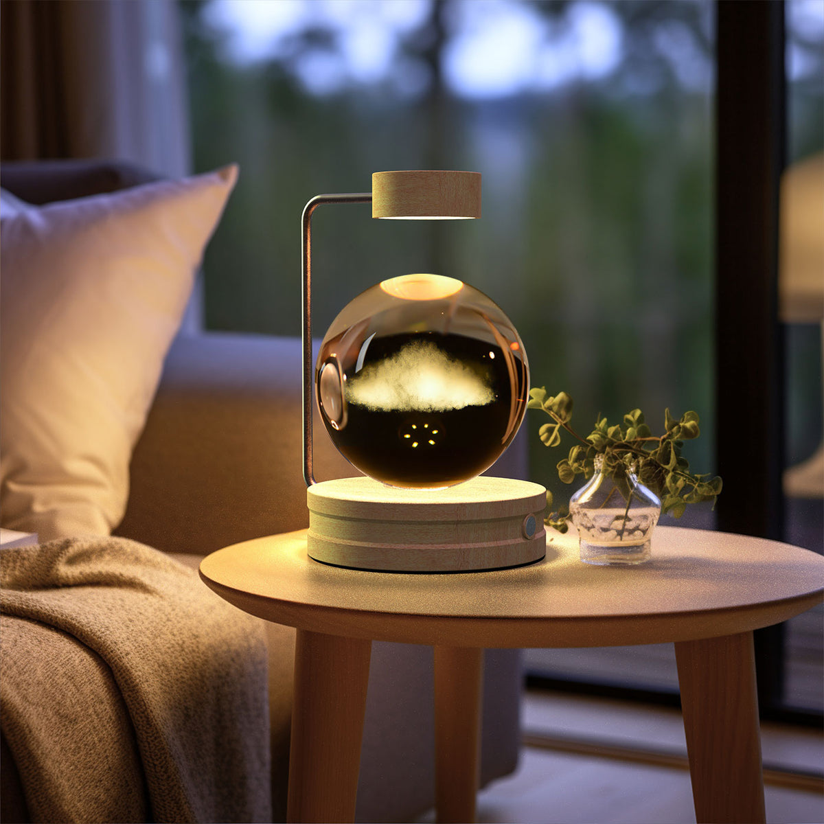3D Crystal Ball Night Light