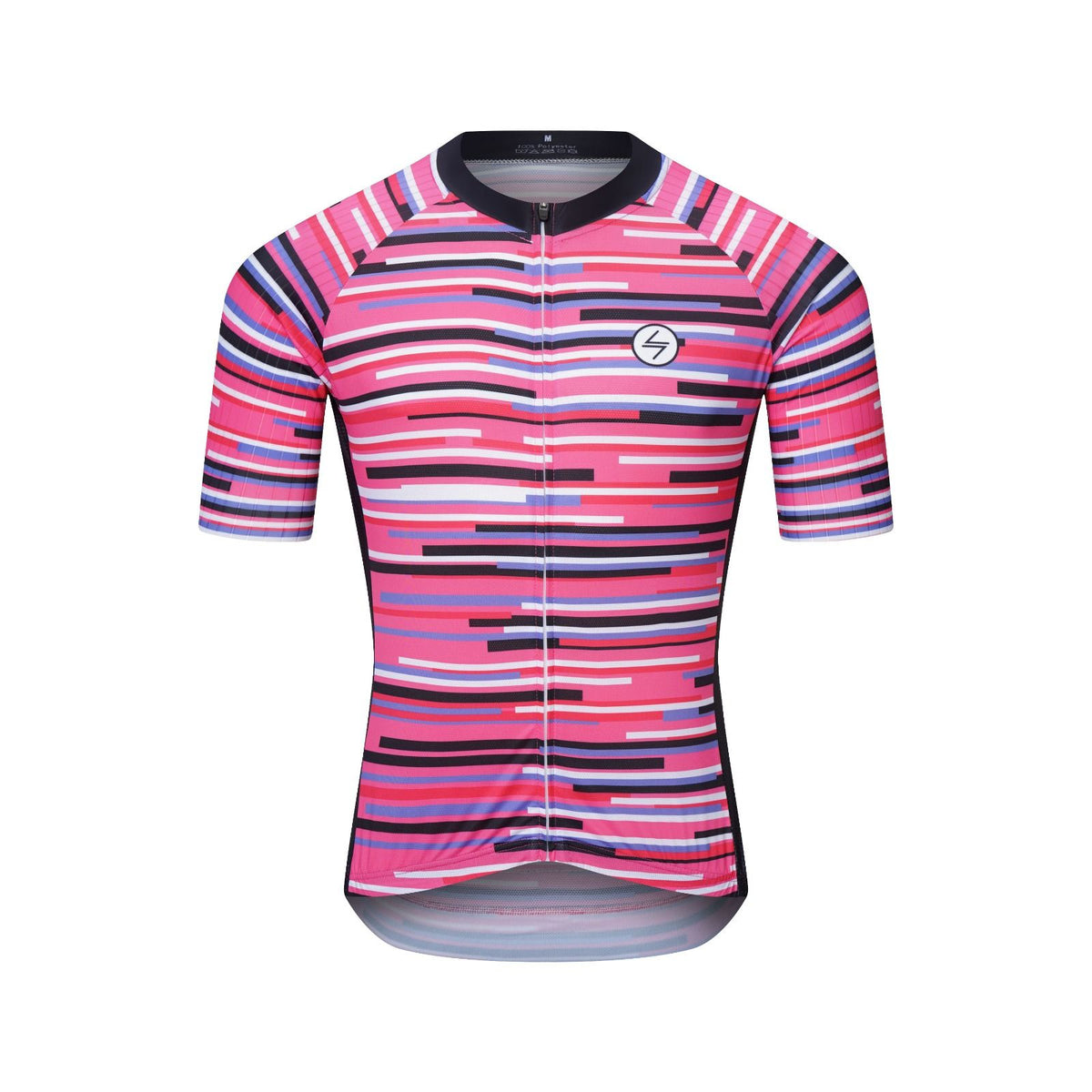 Printed Short-Sleeve Cycling Jersey