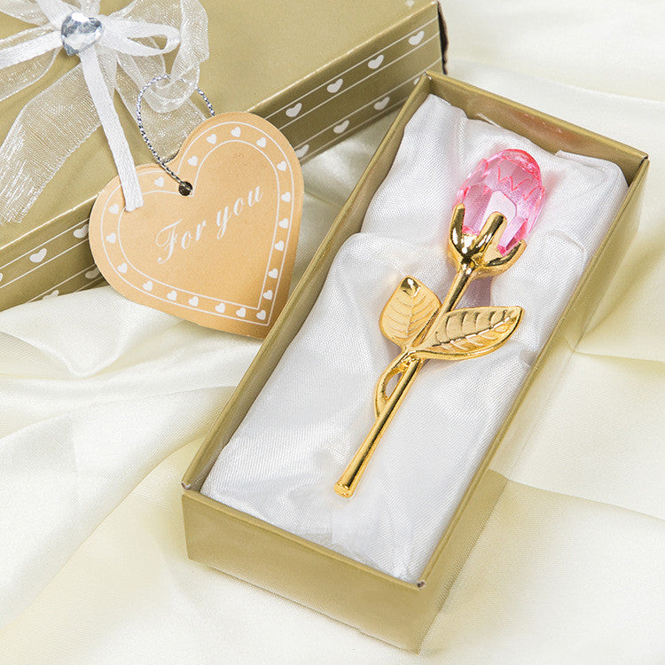 Crystal Rose Keepsake Gift