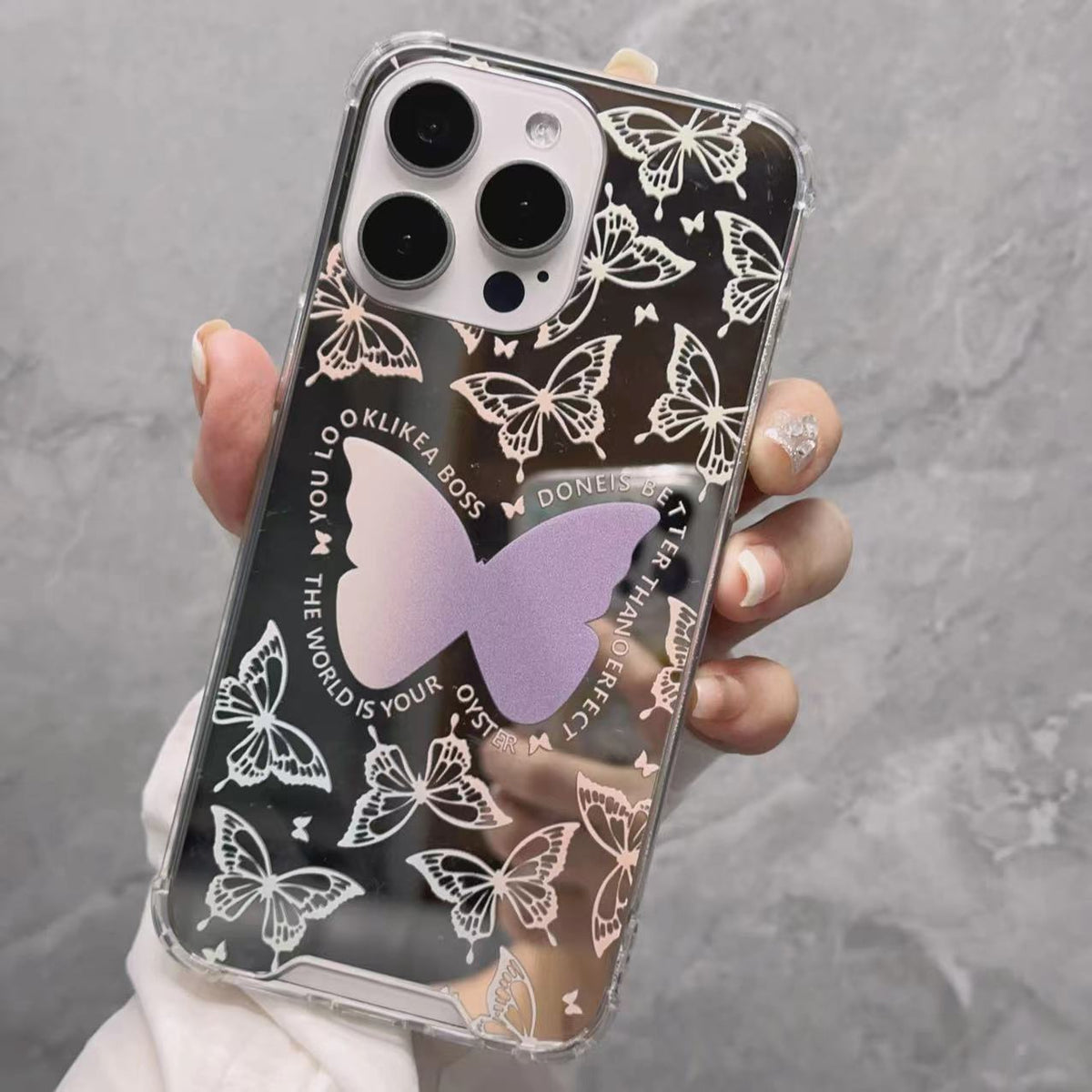 Butterfly Mirror Phone Case