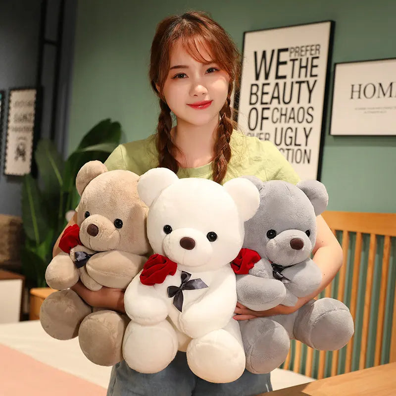 Rose Teddy Bear Plush
