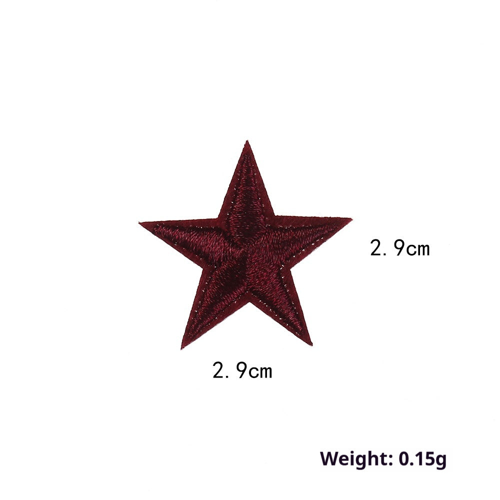 Embroidered Star Patches