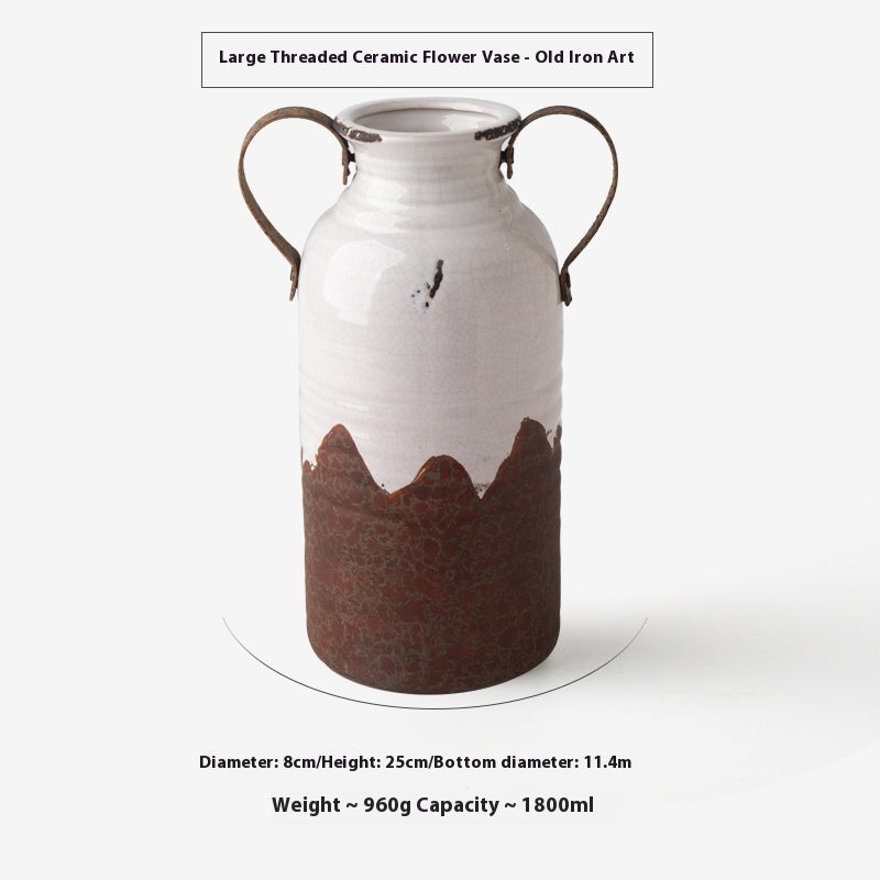 Retro Ceramic Flower Pot