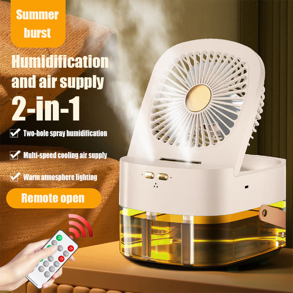 Mini Misting Desk Fan