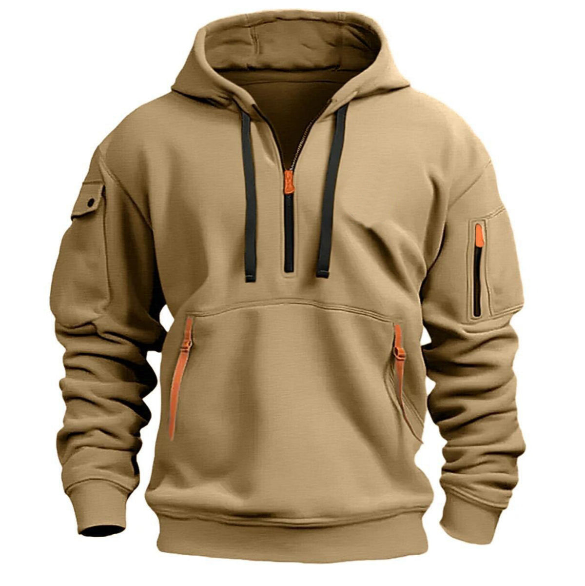 Oversized Drop-Shoulder Hoodie