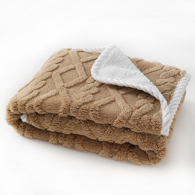 Waterproof Plush Pet Blanket