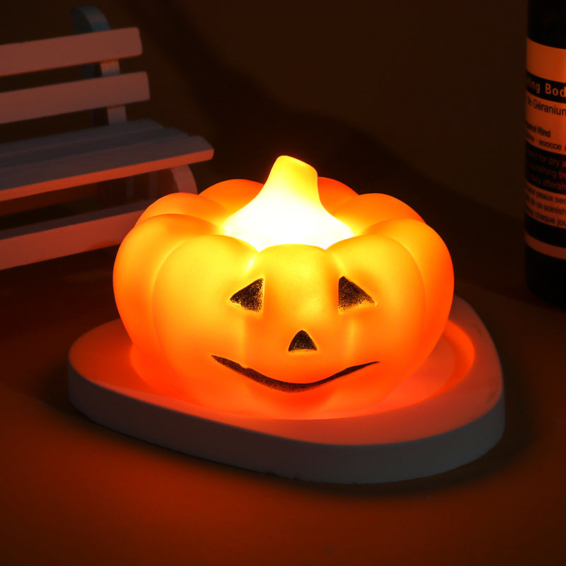 Glowing Pumpkin & Ghost Mini Lamps