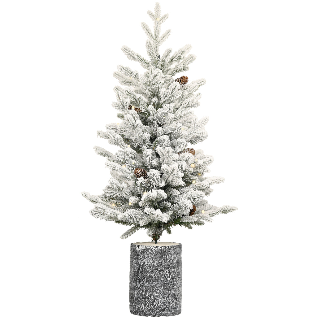 Tabletop Flocked Christmas Tree