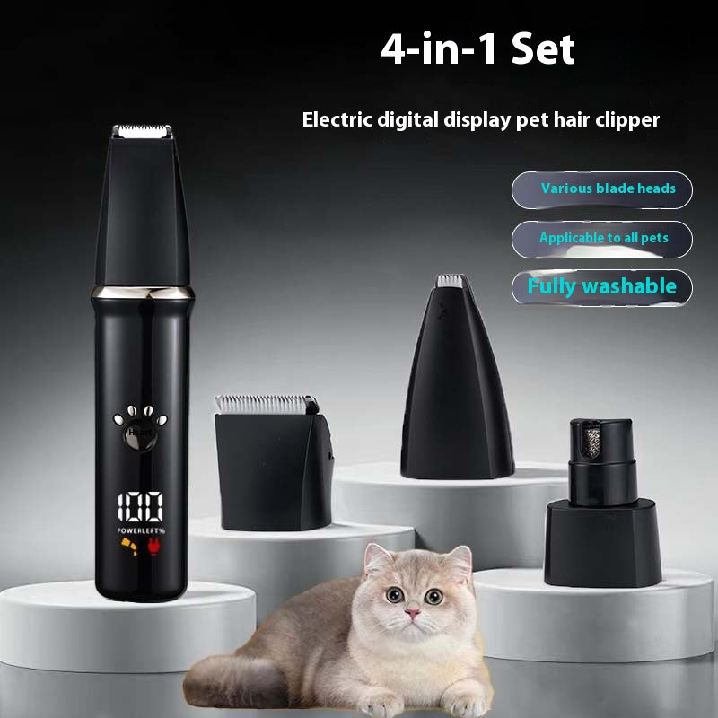 4-in-1 Electric Pet Grooming Kit