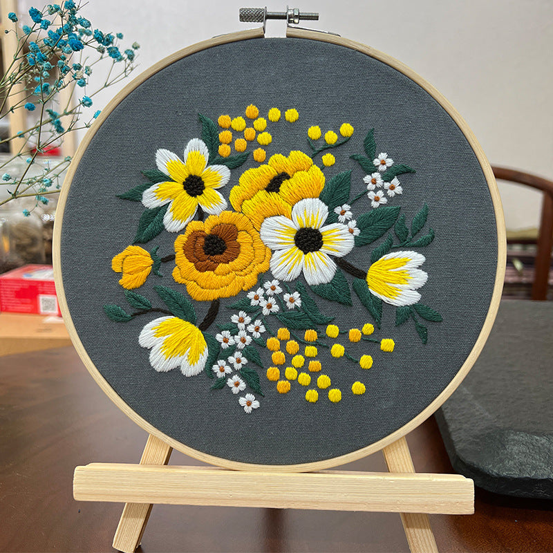 3D Flower Embroidery Kit