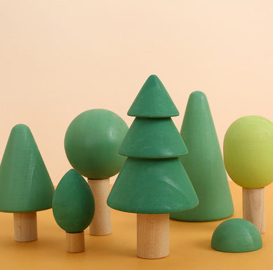 Wooden Rainbow Stacker