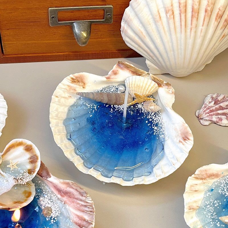 Seashell Candle