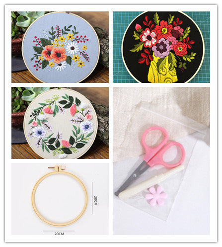 3D Flower Embroidery Kit