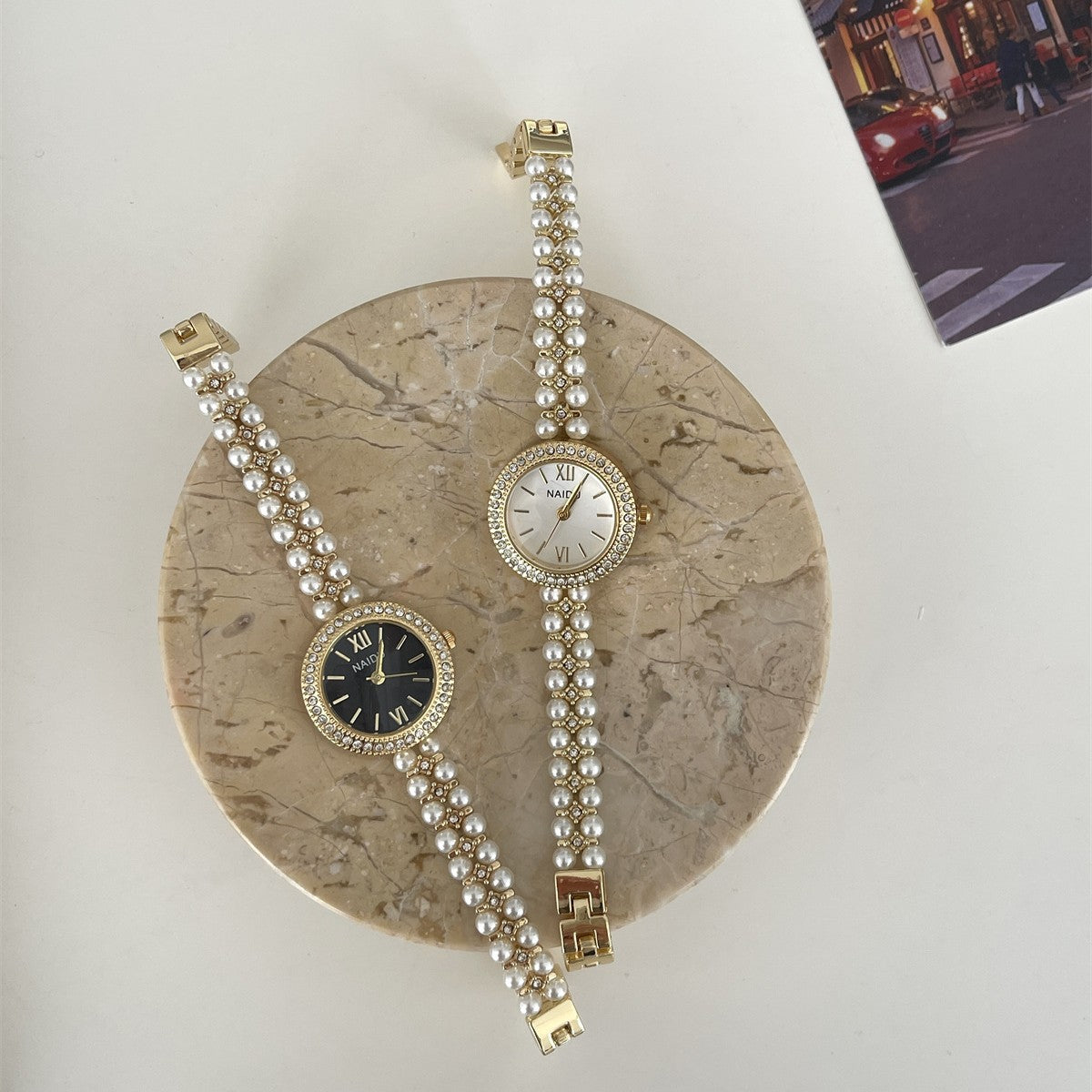 Pearl Bracelet Watch